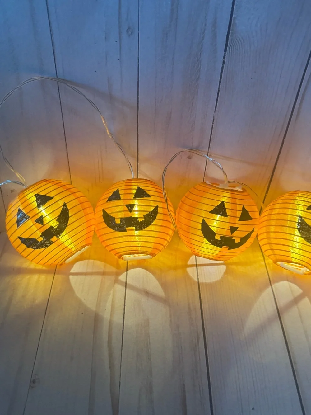 Jack-O-Lantern paper lantern party lights